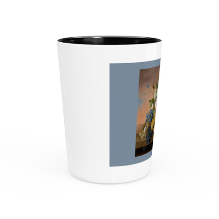 Floral Still Life by Franz Xaver Petter Ceramic Shot Glass
