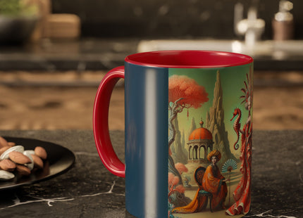 The Seahorse Court Colorful Mugs (11oz, 15oz)