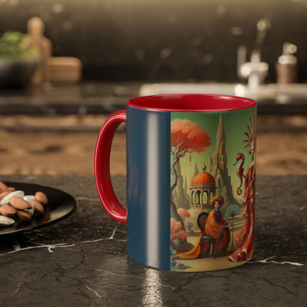 The Seahorse Court Colorful Mugs (11oz, 15oz)