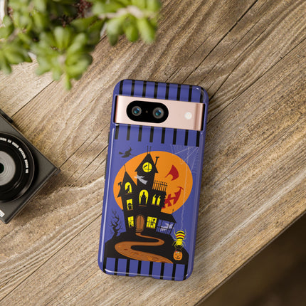 Halloween Night at the Haunted House Phone Cases