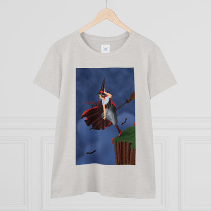 The Enchanted Witch Women's Midweight Cotton Tee
