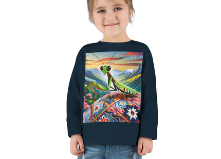 The Joyful Mantis Toddler Long Sleeve Tee