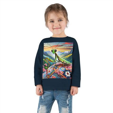 The Joyful Mantis Toddler Long Sleeve Tee
