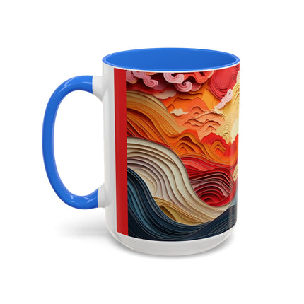 Vibrant Sunrise Sky Colorful Mugs (11oz, 15oz)
