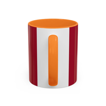 Butterfly Empress of the Crimson Pavilion Colorful Mug (11oz, 15oz) – Art Deco Beauty, Butterfly Elegance & Ornamental Style