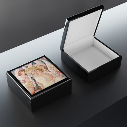Madonna with Child Surrounded by Musical Angels by Gerda Wegener Jewelry Box