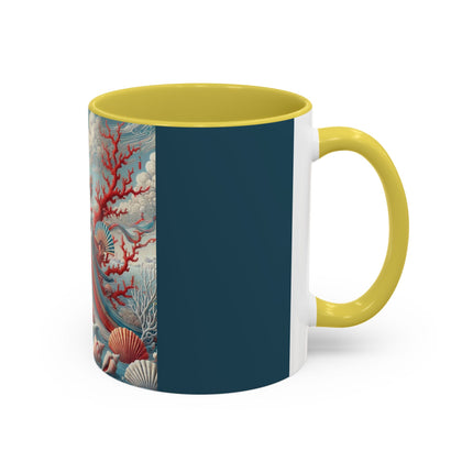 Ladies by the Quiet Sea Colorful Mugs (11oz, 15oz)