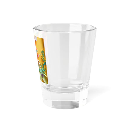 Origami Bicycle Shot Glass, 1.5oz