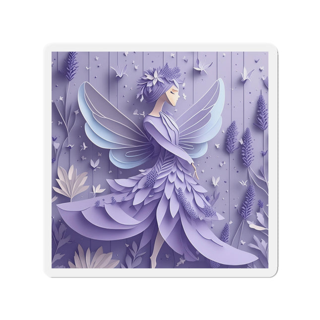 Lavender Fairy Die-Cut Magnets (4 Sizes)