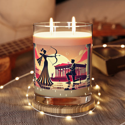 Art Deco Valentine's Romance Scented Candle - Full Glass, 11oz