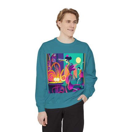 Dance of the Skeleton Ballerinas Unisex Garment-Dyed Sweatshirt