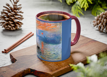 Sunrise by Claude Monet Colorful Mugs (11oz, 15oz)