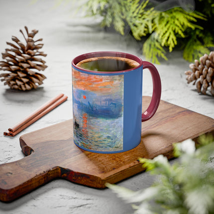 Sunrise by Claude Monet Colorful Mugs (11oz, 15oz)
