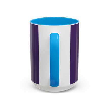 🎿❄️ The Winter Flower Skier Colorful Mug – Art Deco Alpine Fantasy