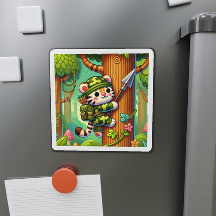 Stealthy Stripes Die-Cut Magnets (5 Sizes)