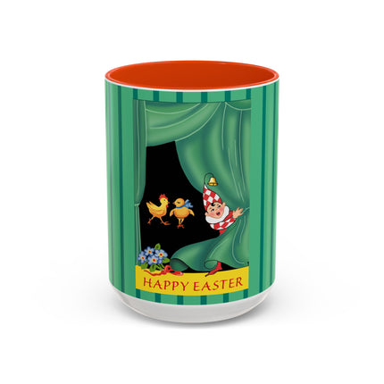 Easter Elf's Whimsy Colorful Mugs (11oz, 15oz)