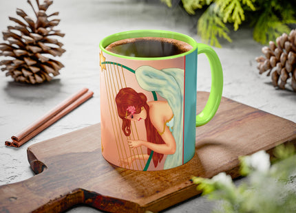 Heavenly Angel Duet Colorful Mugs (11oz, 15oz)