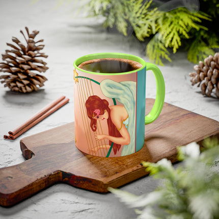 Heavenly Angel Duet Colorful Mugs (11oz, 15oz)