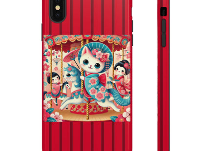Geisha Kitten's Enchanted Carousel Phone Cases