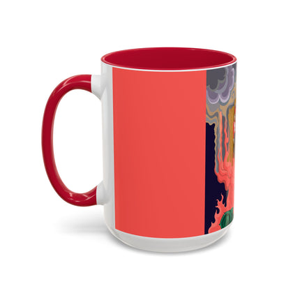 The Firebird's Awakening Colorful Mug (11oz, 15oz) – Ballet Fantasy, Mythic Fire & Art Deco Drama