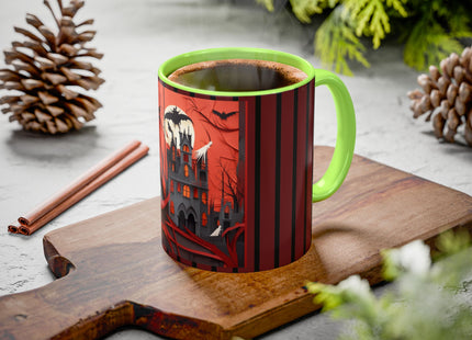 Halloween Night Scene Colorful Mugs (11oz, 15oz)