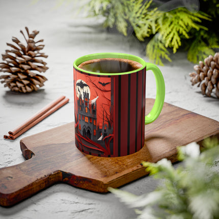Halloween Night Scene Colorful Mugs (11oz, 15oz)