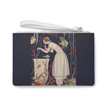 The Dazzling Little Fish by George Barbier Clutch Bag