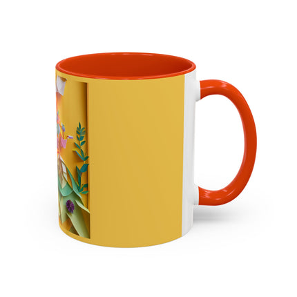 Origami Bicycle Colorful Mugs (11oz, 15oz)