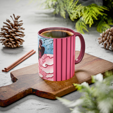 Winter Rose Empress Colorful Mugs (11oz, 15oz)