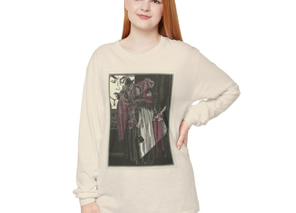 L’écran by Fernand Siméon Garment-dyed Long Sleeve T-Shirt