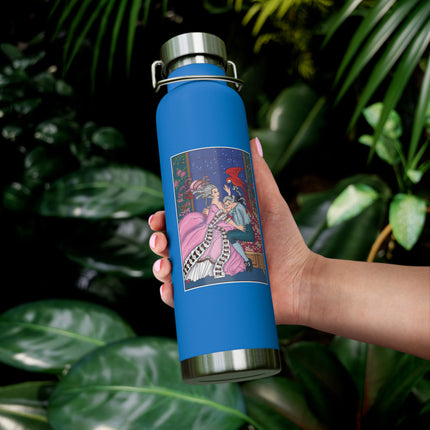 The Jealous Parrot by George Barbier Copper Vacuum Insulated Bottle, 22oz