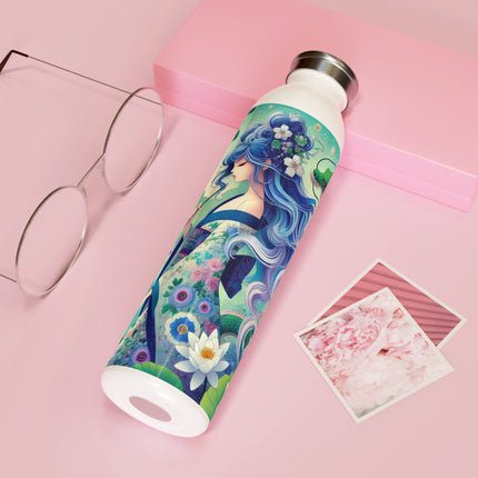 Fairy of the Koi Pond Slim Water Bottle