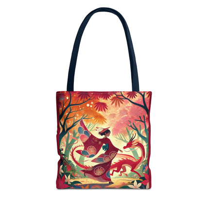 The Dragon Fairy’s Dance Tote Bag – Enchanted Grace & Spring Magic