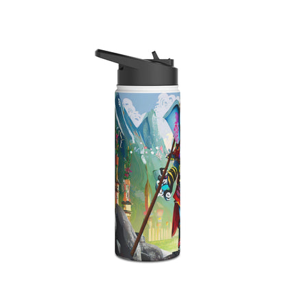 Cyberpunk Elephant Stainless Steel Water Bottle