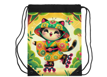 Firefly Dance on Wheels Drawstring Bag