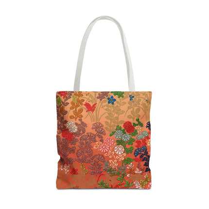 Japanese Flower Pattern by G.A. Audsley Tote Bag (AOP)