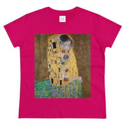 The Kiss by Gustav Klimt Women's Midweight Cotton Tee