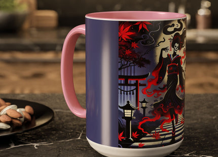 Halloween Sorceress Colorful Mugs (11oz, 15oz)