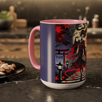 Halloween Sorceress Colorful Mugs (11oz, 15oz)