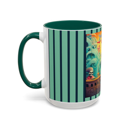 Skeleton Crew of the Misty Seas Colorful Mugs (11oz, 15oz)