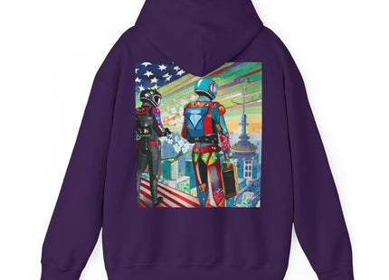 NSA Cyber Punk Computer Hacking Team – Heavy Blend™ Hooded Sweatshirt