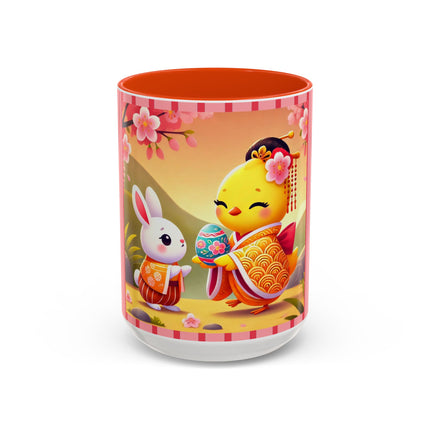 Whimsical Springtime Exchange Colorful Mugs (11oz, 15oz)