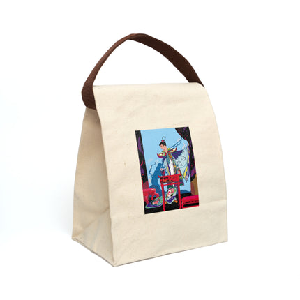 A Visual Journey by Umberto Brunelleschi Canvas Lunch Bag With Strap