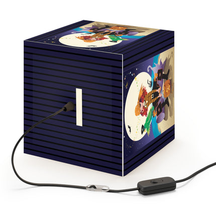 Moonlit Pirate Halloween Light Cube Lamp