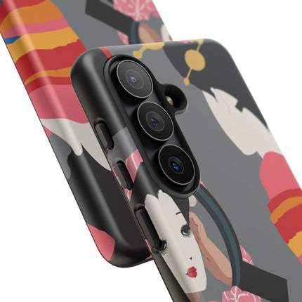 Geisha Mirror Phone Case – Elegant Reflection & Timeless Beauty