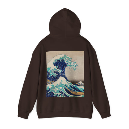 The Great Wave off Kanagawa by Katsushika Hokusai Heavy Blend™ Hooded Sweatshirt