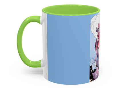Goddess of the Swirling Sea Colorful Mugs (11oz, 15oz)