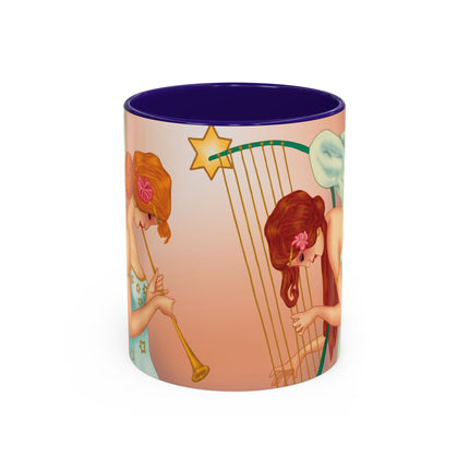 Heavenly Angel Duet Colorful Mugs (11oz, 15oz)