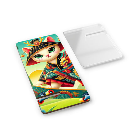 Dragon Dance on Wheels Mobile Display Stand for Smartphones