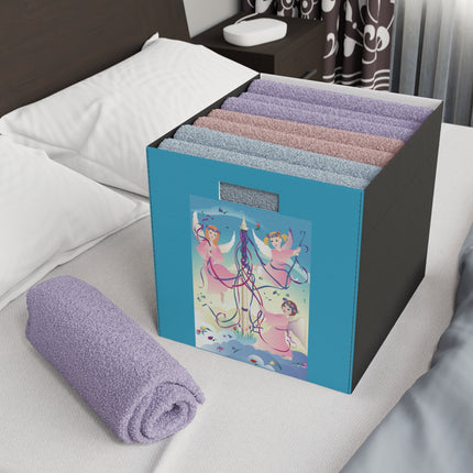 Angelic Revelry Felt Storage Box